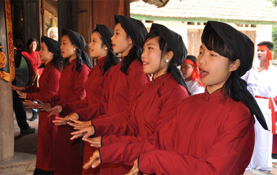 Đử nghị UNESCO đưa hát Xoan và o DSVH phi vật thể đại diện của nhân loại