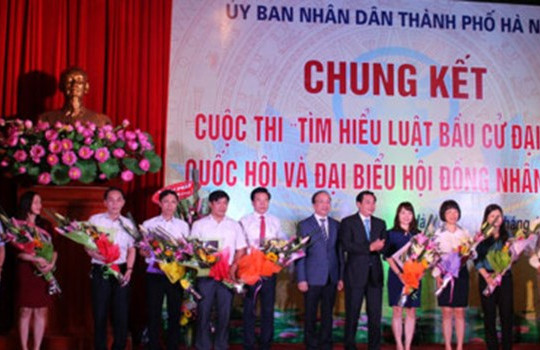 AMD Group tà i trợ cuộc thi tìm hiểu luật bầu cử­ đại biểu Quốc Hội và  HĐND của TP Hà  Nội 