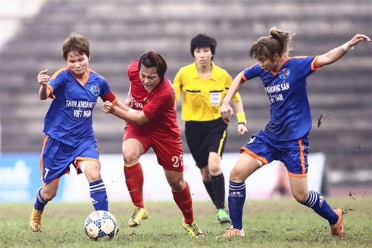 VFF: PhaÌt đôÌ£ng Cuộc thi Đồng hà nh cùng Giải bóng đá nữ VĐQG “  Cúp Thái Sơn Bắc 2016