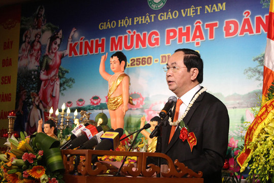 Lãnh đạo Đảng, Nhà  nước, TP Hà  Nội chúc mừng Đại lễ Phật đản