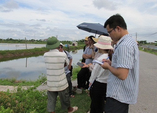 Tập huấn công tác tuyên truyửn vử biến đổi khí hậu tỉnh Nam Định