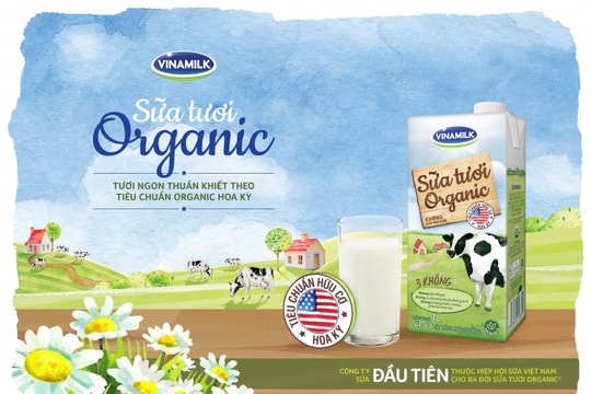 Điửu gì là m nên một cốc sữa Vinamilk Organic chuẩn USDA Hoa Kử³ ?