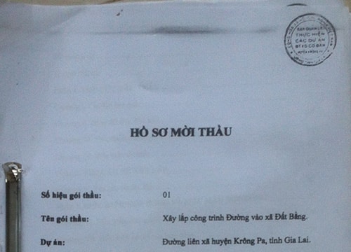 Gia Lai: Chủ đầu tư thắt chặt tiêu chí đánh giá hồ sơ dự thầu khiến doanh nghiệp lao đao