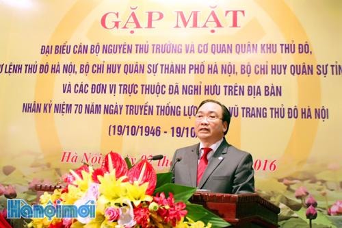 Lực lượng vũ trang Thủ đô phải tuyệt đối trung thà nh với Đảng, Nhà  nước, nhân dân và  chế độ XHCN