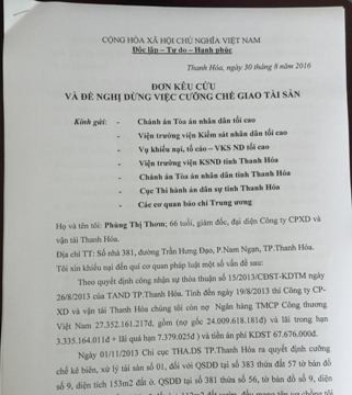 Ngân hà ng Vietinbank Thanh Hóa: Thu nợ khách sạn Long Thanh đã thấu tình đạt lý?