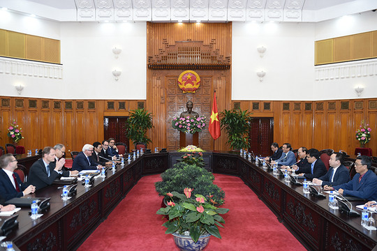 Thủ tướng Nguyễn Xuân Phúc tiếp Bộ trưởng Ngoại giao Đức