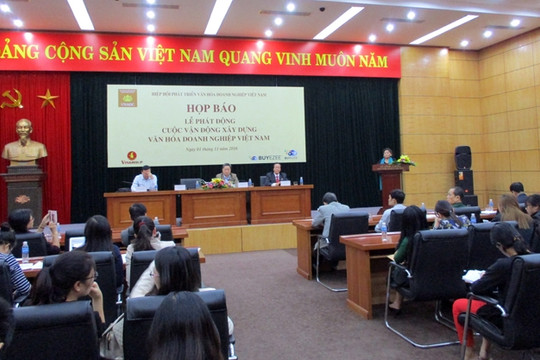 Lễ phát động Cuộc vận động xây dựng Văn hóa doanh nghiệp Việt Nam