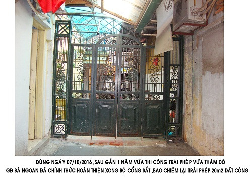 Phường Bồ Đử (quận Long Biên, Hà  Nội): Lúng túng trong xử­ lý lấn chiếm không gian sở hữu chung?