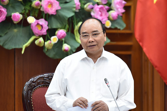 Thủ tướng Nguyễn Xuân Phúc là m việc với lãnh đạo chủ chốt tỉnh An Giang