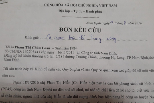 Huyện Nam Trực, tỉnh Nam Định: Cáo trạng có bử lọt tội phạm?