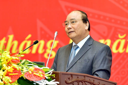 Thủ tướng Nguyễn Xuân Phúc dự hội nghị quán triệt Nghị quyết Trung ương 4 khóa XII