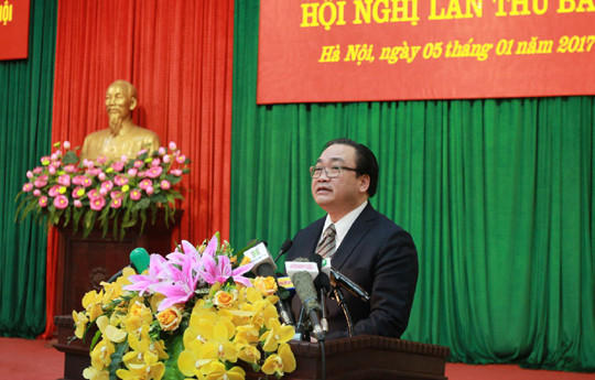 Toà n văn bà i phát biểu của Bí thư Thà nh ủy Hoà ng Trung Hải tại Hội nghị lần thứ 7 BCH  Đảng bộ TP Hà  Nội 