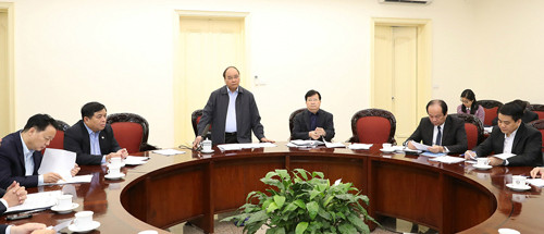Thủ tướng là m việc vử các giải pháp chống ùn tắc giao thông tại Hà  Nội