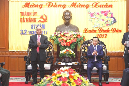 Thủ tướng chúc Tết Đảng bộ, chính quyửn và  nhân dân TP. Đà  Nẵng