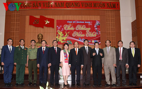 Thủ tướng Nguyễn Xuân Phúc thăm, chúc Tết tỉnh Quảng Nam, Quảng Ngãi