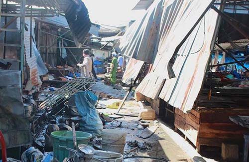 UBND tỉnh Gia Lai chỉ đạo xử­ lý khắc phục hậu quả vụ cháy chợ huyện Kông Chro