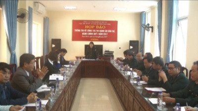 Nam Định: Họp báo vử công tác thi hà nh án dân sự, hà nh chính 