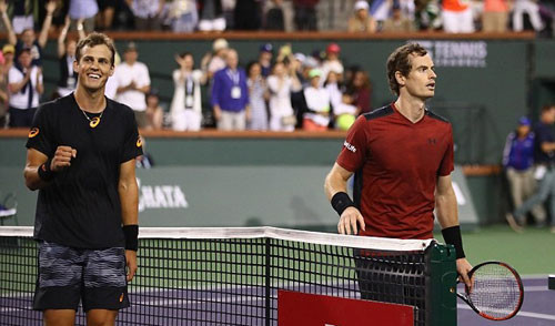 Tay vợt hạng 129 "hạ gục" tay vợt số 1 thế giới Andy Murray