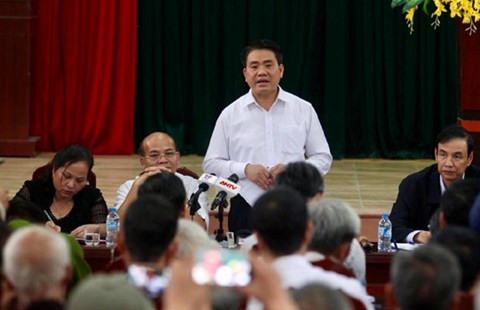 Chủ tịch UBND TP Nguyễn Đức Chung: Giải quyết công tâm kiến nghị của người dân Đồng Tâm