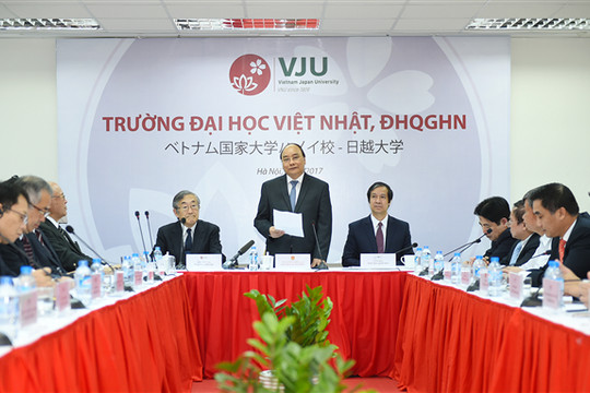 Thủ tướng Nguyễn Xuân Phúc mong muốn Đại học Việt Nhật là nơi chứng nghiệm cho các cải cách giáo dục