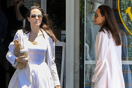 Angelina Jolie quyến rũ trở lại, dẫn Pax Thiên và Zahara mua sắm