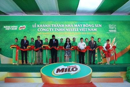 Nestlé Việt Nam khánh thành nhà máy đầu tiên tại khu vực phía Bắc