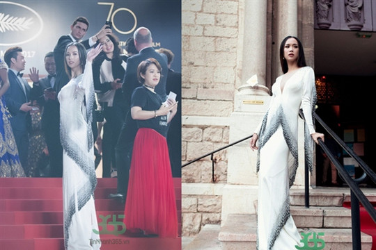 ‘Nàng thơ’ Vũ Ngọc Anh lại khiến quốc tế xuýt xoa trên thảm đỏ Cannes