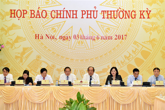 Nội dung Phiên họp báo Chính phủ thường kỳ tháng 5/2017
