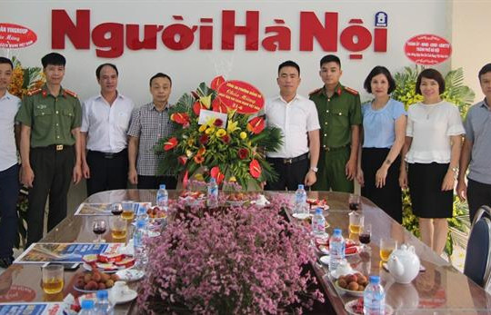 Công an quận Ba Đình (Hà Nội), chúc mừng Ngày báo chí cách mạng Việt Nam