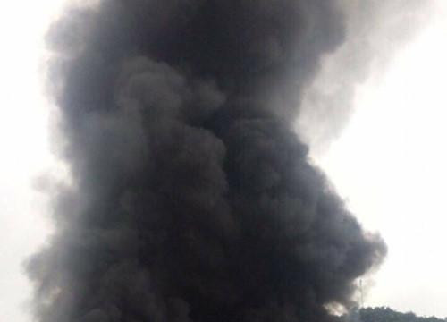 Cháy lớn thiêu rụi nhiều ki ốt ở chợ cửa khẩu Tân Thanh - Lạng Sơn