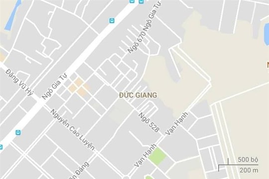 Đường Đức Giang, quận Long Biên, Hà Nội