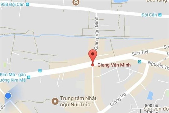 Phố Giang Văn Minh, quận Ba Đình, Hà Nội