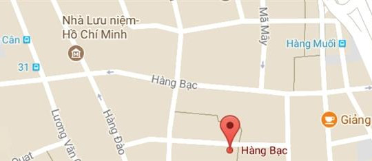Phố Hàng Bạc, quận Hoàn Kiếm, Hà Nội.