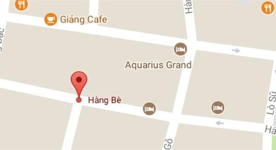 Phố Hàng Bè, quận Hoàn Kiếm, Hà Nội