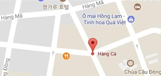 Phố Hàng Cá, quận Hoàn Kiếm, Hà Nội.