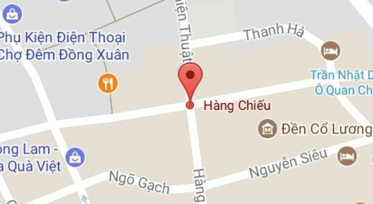Phố Hàng Chiếu, quận Hoàn Kiếm, Hà Nội