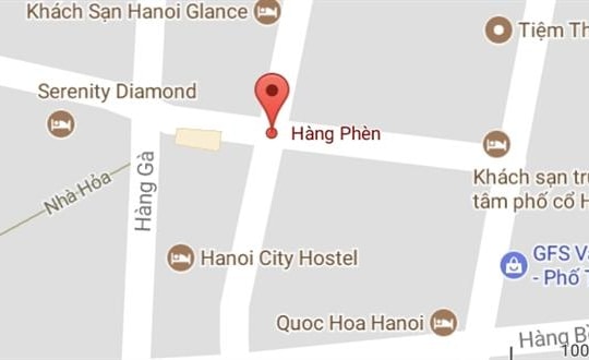 Phố Hàng Phèn, quận Hoàn Kiếm, Hà Nội