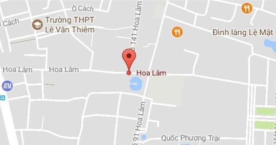 Phố Hoa Lâm, quận Long Biên, Hà Nội.