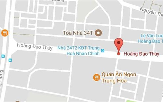 Phố Hoàng Đạo Thúy, quận Cầu Giấy, Hà Nội