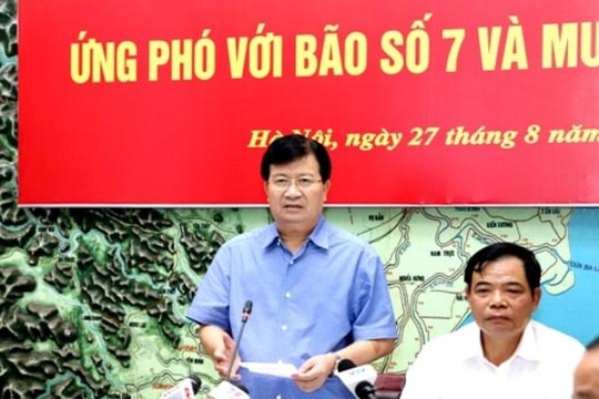 Khẩn trương ứng phó mưa lũ sau bão