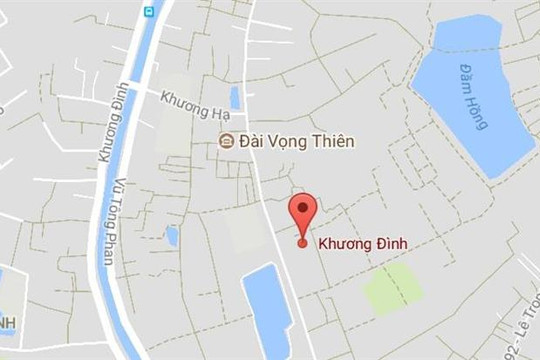 Đường Khương Đình, quận Thanh Xuân, Hà Nội.