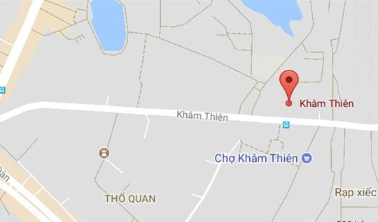 Phố Khâm Thiên, quận Đống Đa, Hà Nội.