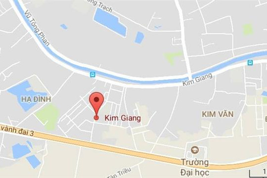 Đường Kim Giang, thuộc quận Thanh Xuân và huyện Thanh Trì, Hà Nội.