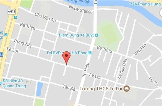 Phố Lê Lợi, quận Hà Đông, Hà Nội