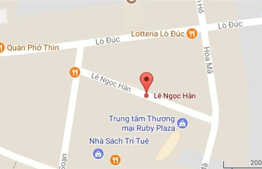 Phố Lê Ngọc Hân, quận Hai Bà Trưng, Hà Nội