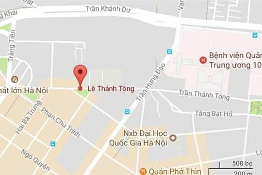 Phố Lê Thánh Tông, quận Hoàn Kiếm, Hà Nội.