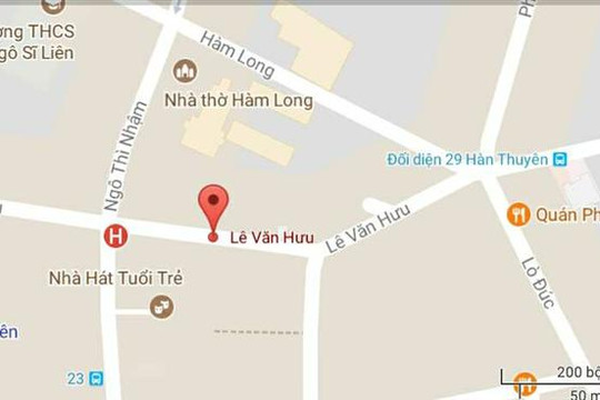 Phố Lê Văn Hưu, quận Hai Bà Trưng, Hà Nội