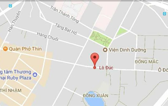 Phố Lò Đúc, quận Hai Bà Trưng, Hà Nội