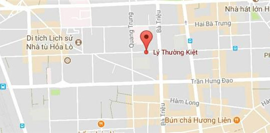 Phố Lý Thường Kiệt, quận Hoàn Kiếm, Hà Nội