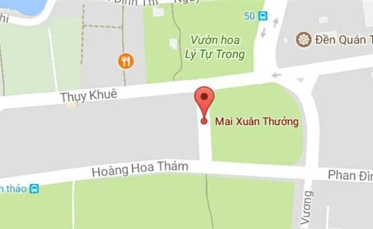 Phố Mai Xuân Thưởng, quận Tây Hồ, Hà Nội